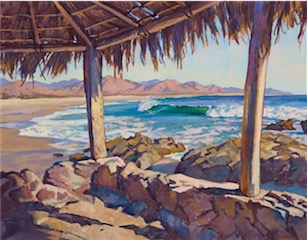 Old Palapa at Cerritos 24x30