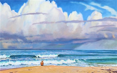 Clouds and Waves 30 x 48