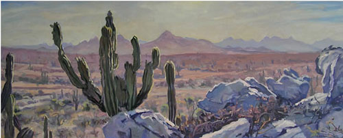 Sunset Over San Lazaro 24x50