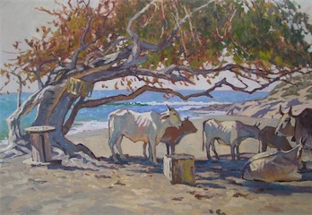 Ghost Cattle 24x36 sold