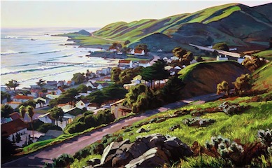 Cayucos in Winter 30x60 sold