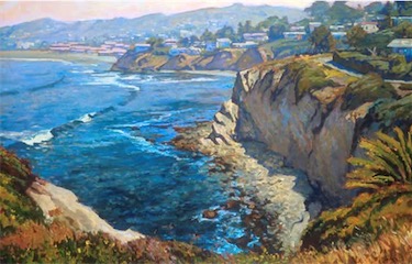 LA JOLLA COASTLINE 32X48 sold