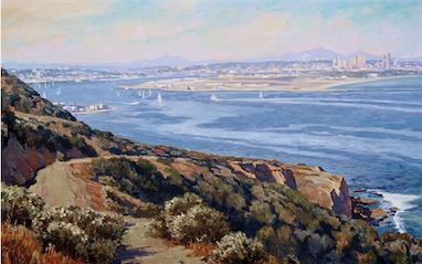 San Diego from Point Loma30x50 sold