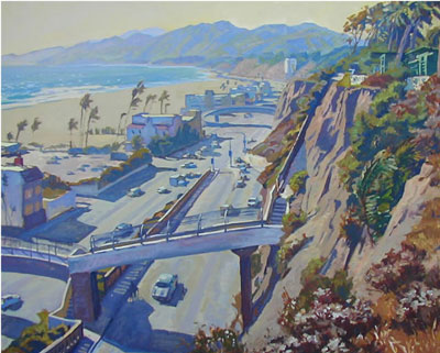 Windy Day California Incline 30x36 sold
